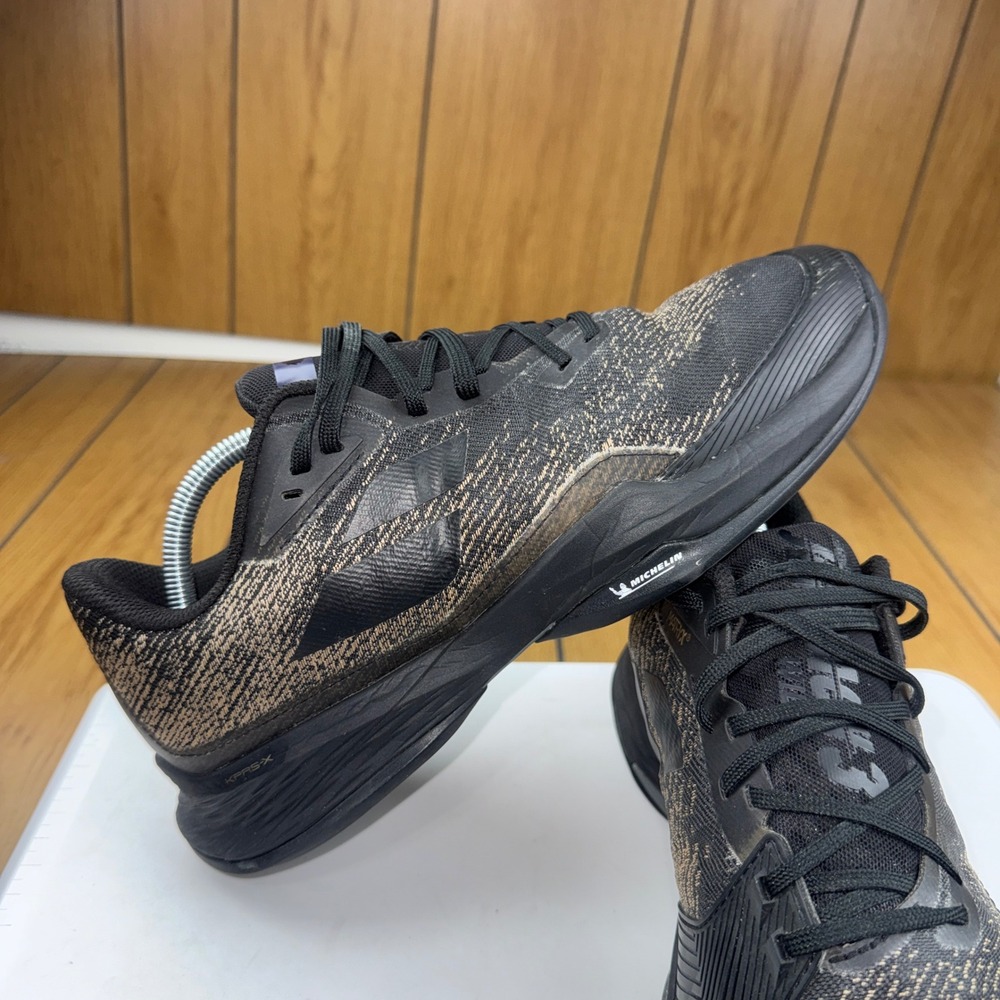 Babolat Jet Mach 3 All Court Men Wide Tennis Shoes Black Gold 30F21846 Size 10